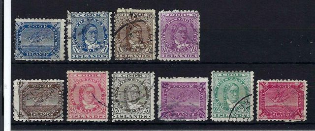 Image of Cook Islands SG 11ba/20a FU British Commonwealth Stamp